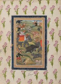 Four Indian Miniature Watercolors
