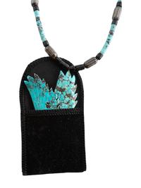 Southwestern-style Carved Turquoise Necklaces