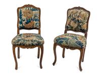 A Pair of Louis XV Provincial Carved Oak Side Chairs — LATE18TH/EARLY 19TH CENTURY