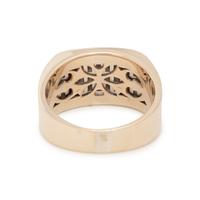 BICOLOR GOLD AND DIAMOND RING