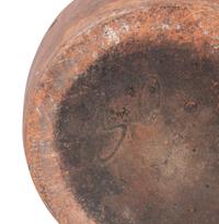 Four Redware Jars with Interior Glaze