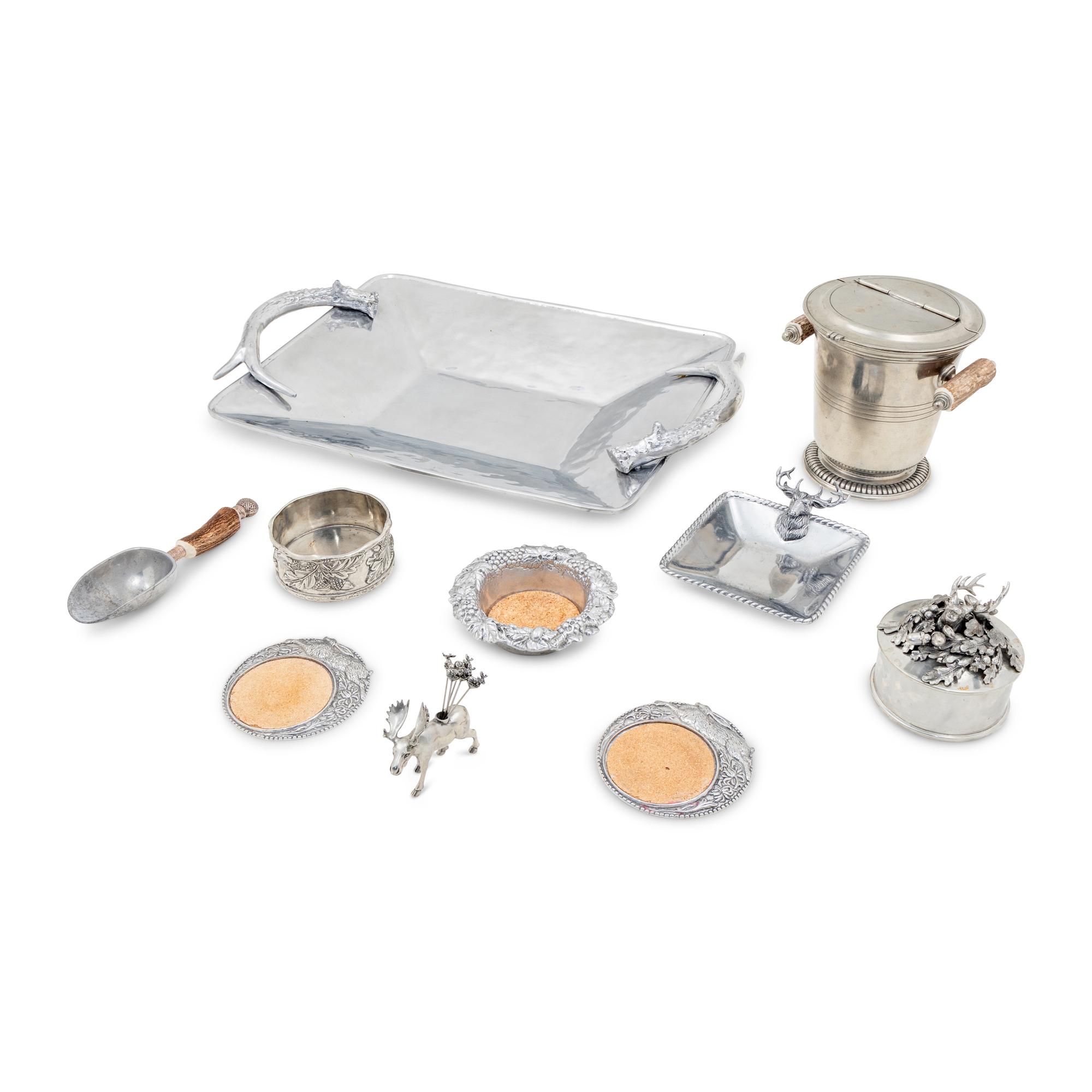A Collection of Pewter Tableware