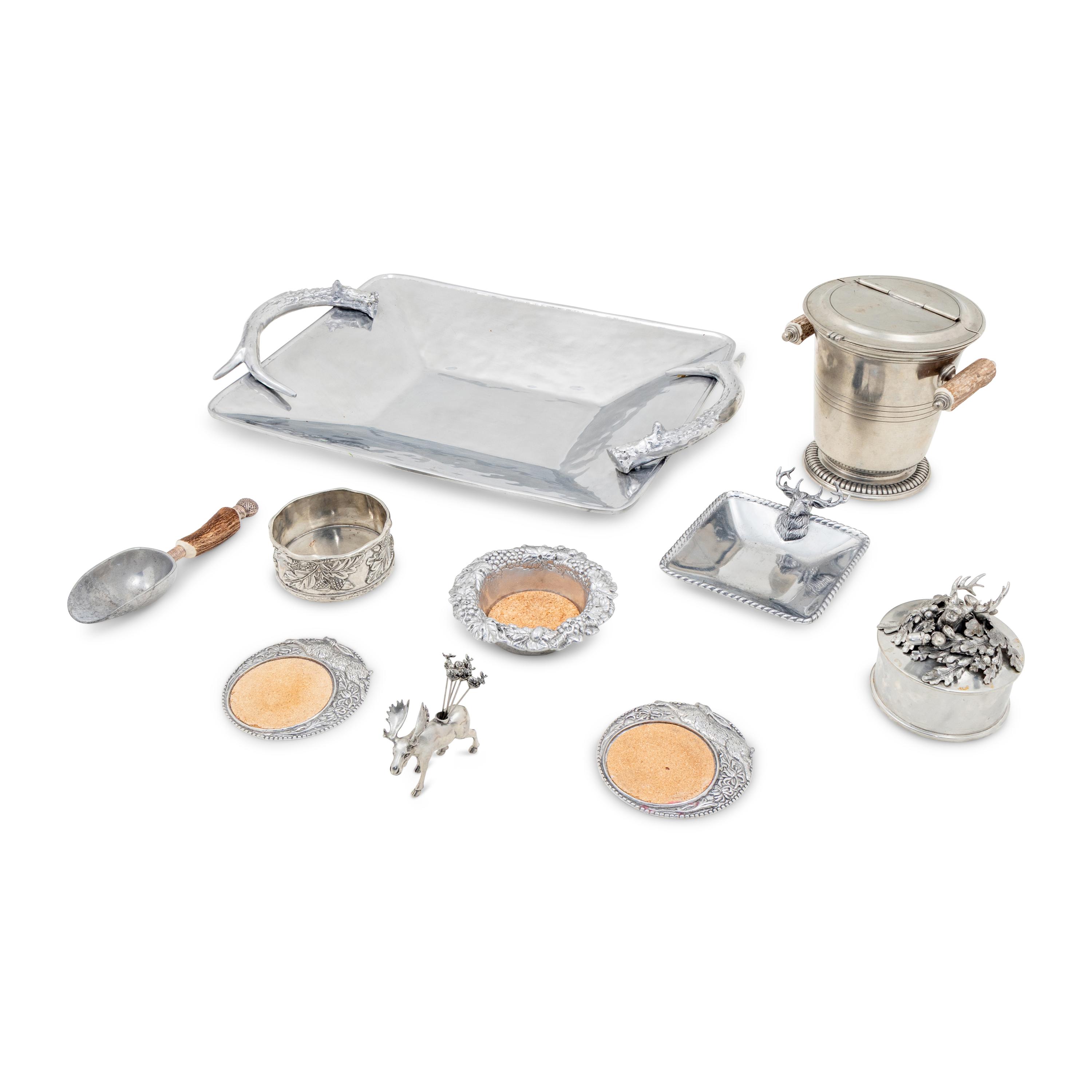 A Collection of Pewter Tableware