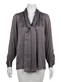 Three Yves Saint Laurent Rive Gauche Blouses, 1970-80s