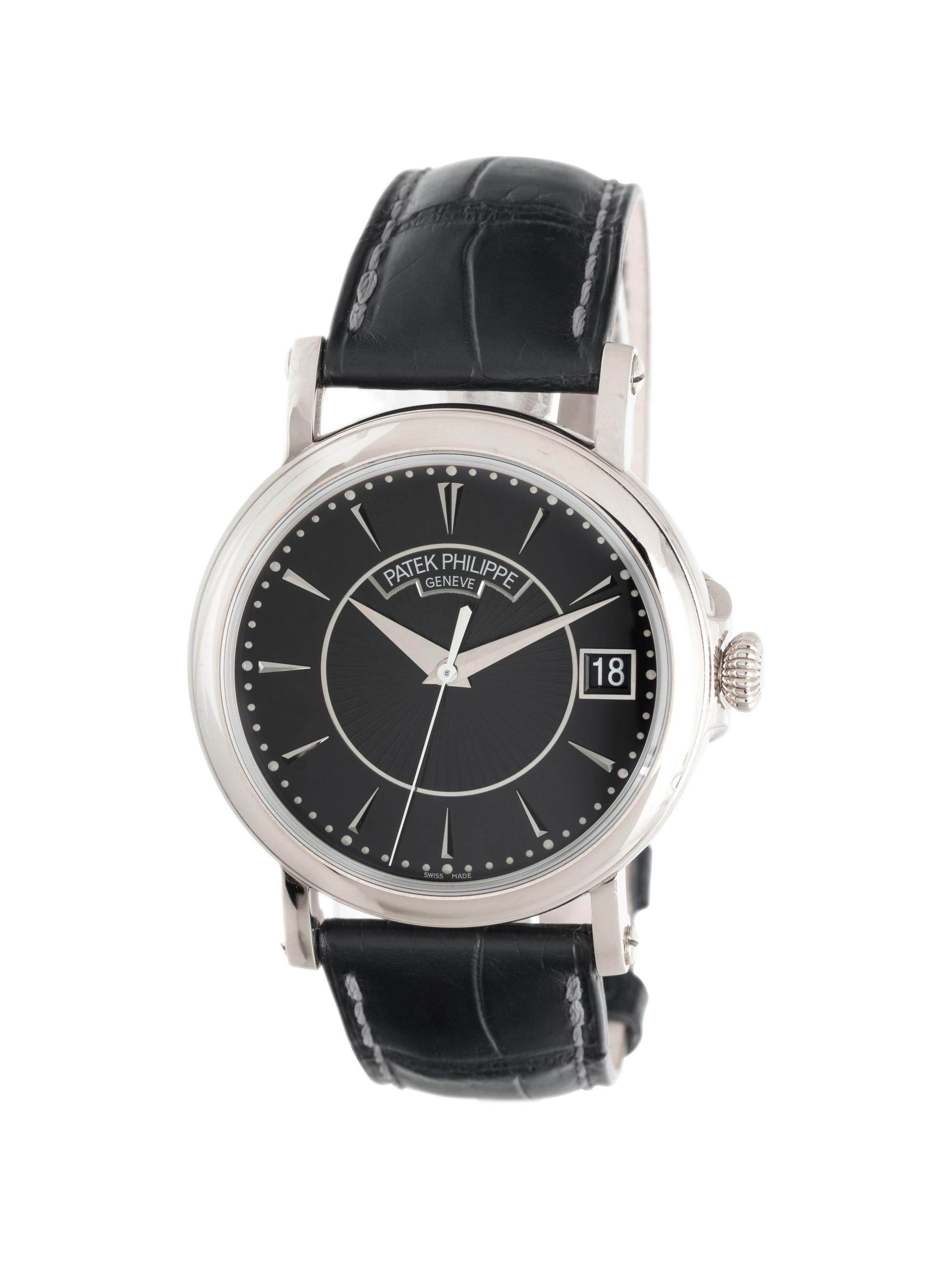 PATEK PHILIPPE, REF. 5153G 18K WHITE GOLD 'CALATRAVA' WATCH