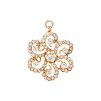 ROSE GOLD AND DIAMOND PENDANT/BROOCH