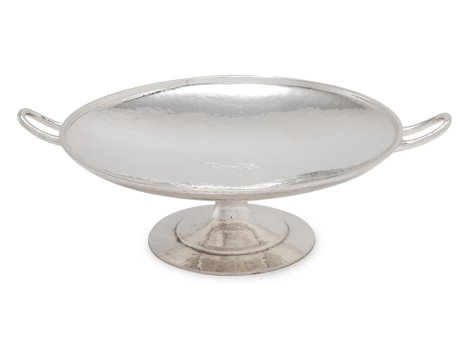 An Arts and Crafts Silver Compote