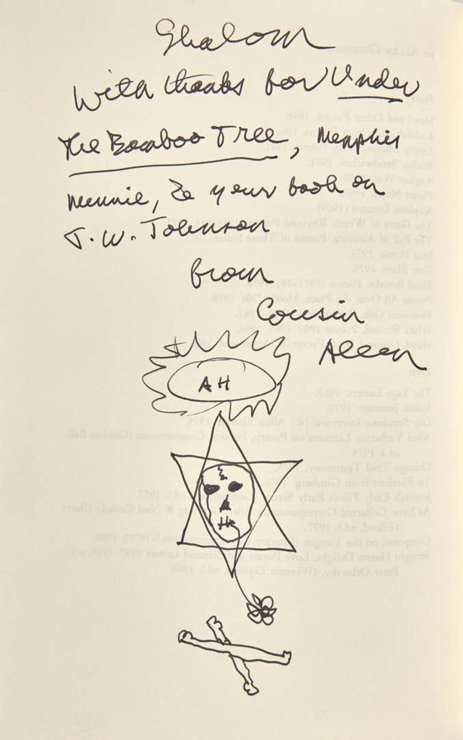 [Literature] Ginsberg, Allen: Group of Two Presentation Copies