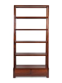 A Chinese Style Mahogany Etagere — 20TH CENTURY