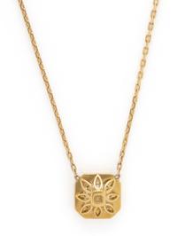 YELLOW GOLD AND DIAMOND NECKLACE