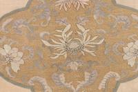 A Chinese Kesi Woven Silk 'Dragonfly and Flower' Panel