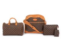 Four Vintage Louis Vuitton Bags, 1970-1980s