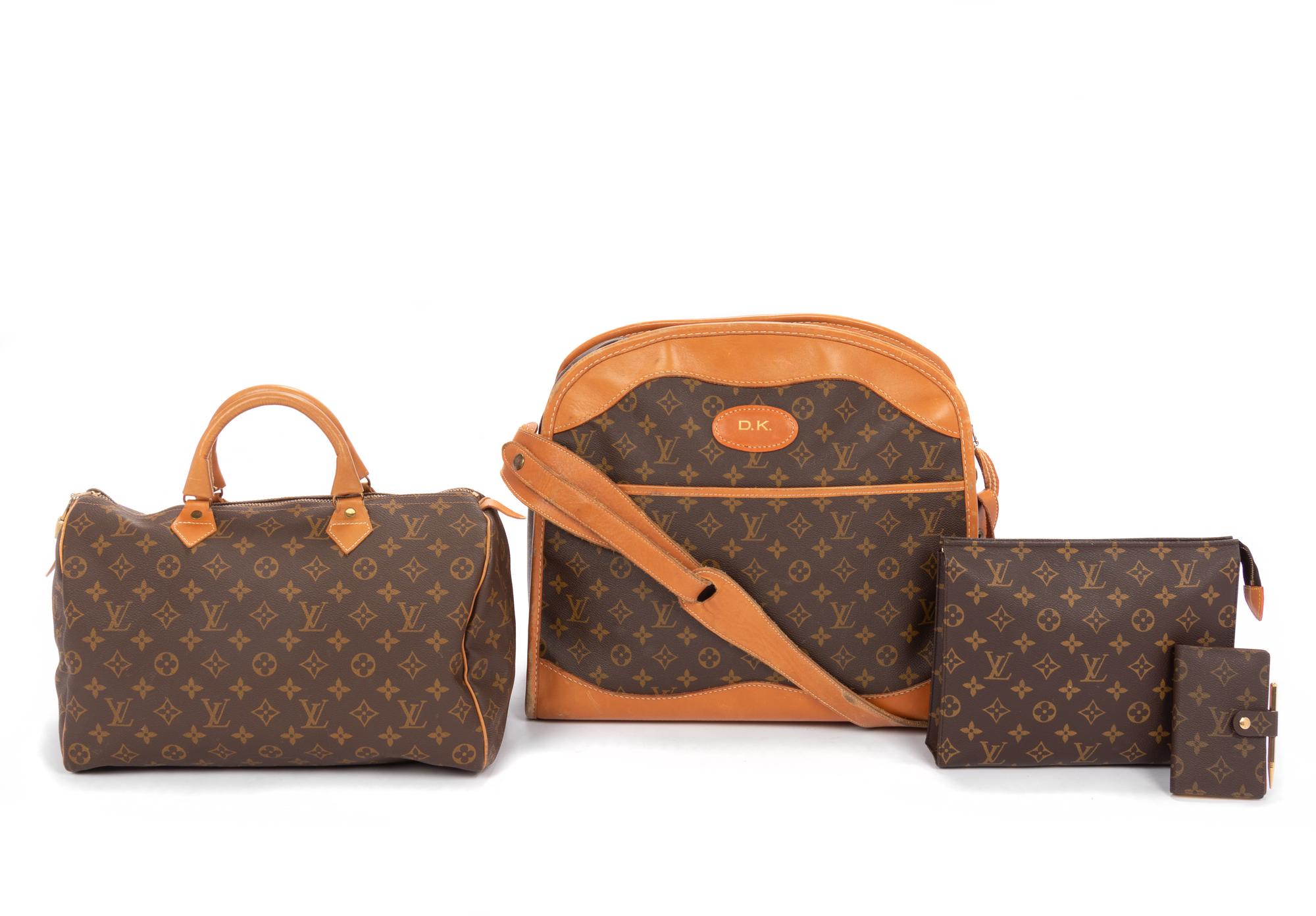 Four Vintage Louis Vuitton Bags, 1970-1980s