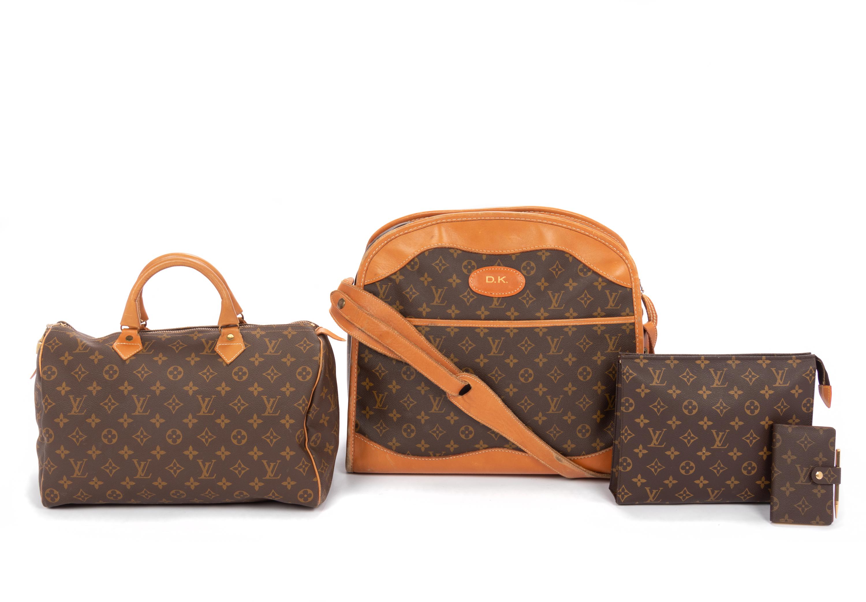 Four Vintage Louis Vuitton Bags, 1970-1980s