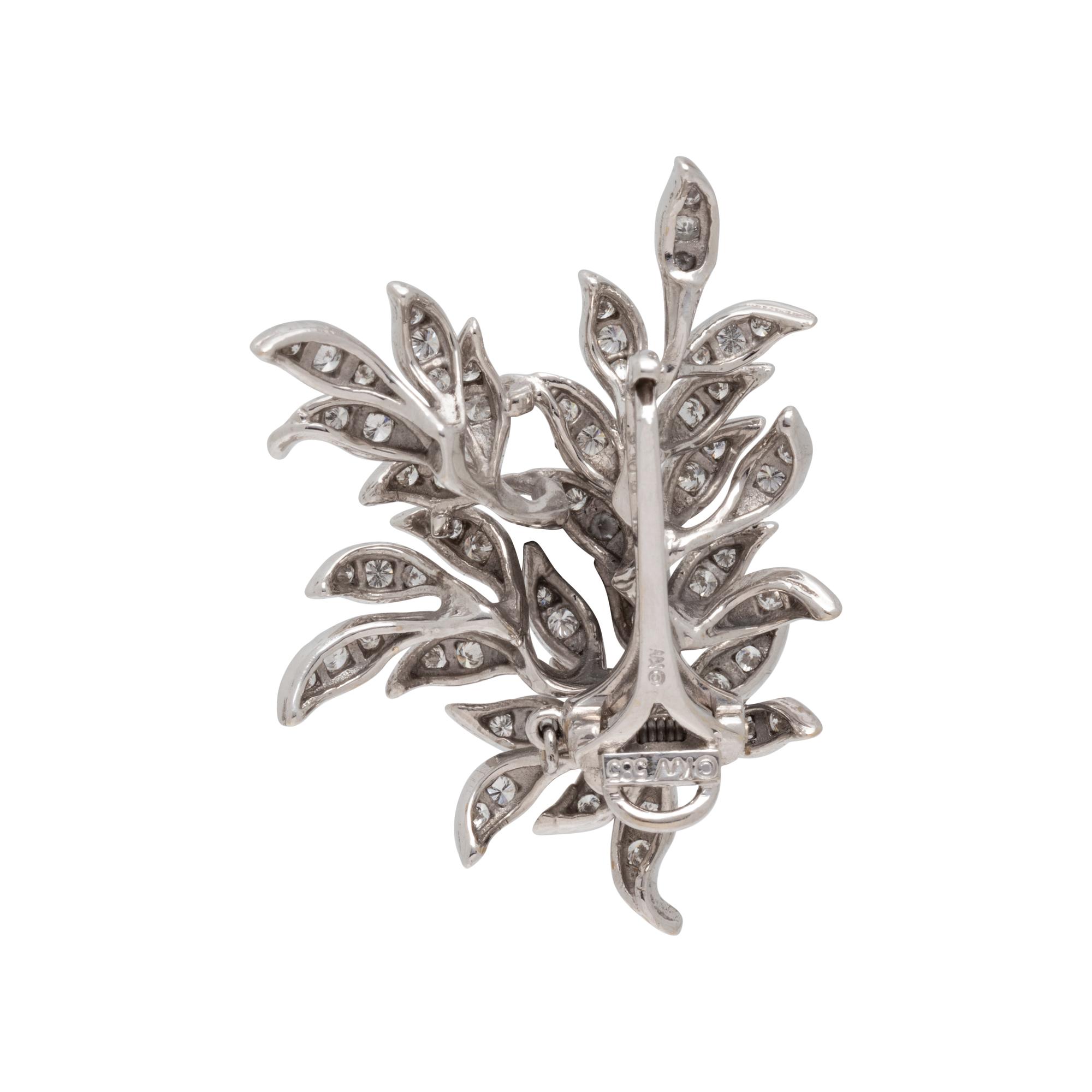DIAMOND CLIP BROOCH/PENDANT