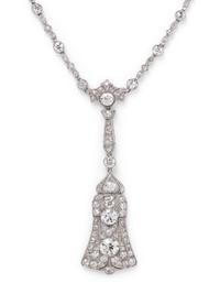ART DECO, DIAMOND NECKLACE