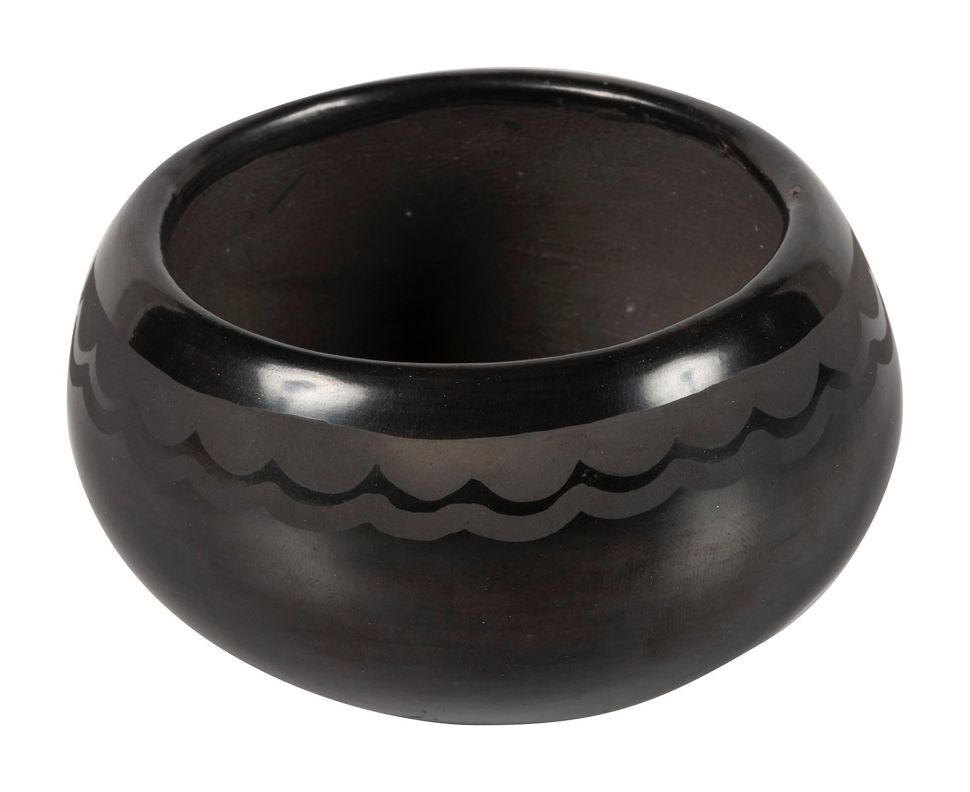 Blackware Pottery Bowl