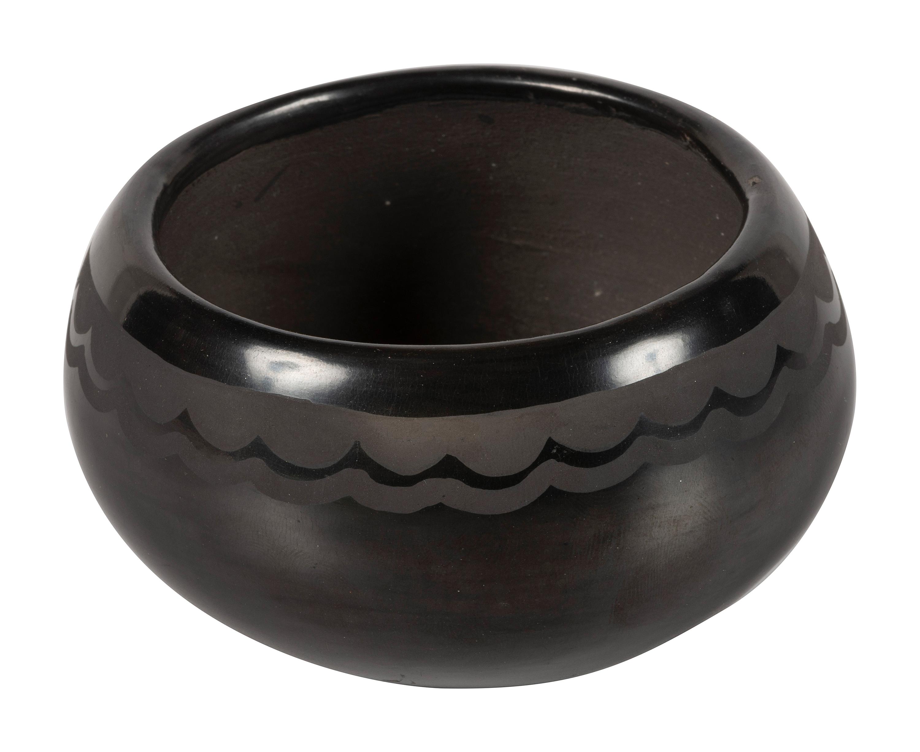 Blackware Pottery Bowl