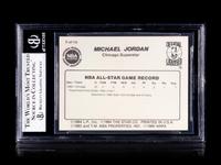 A 1986 Star Michael Jordan Set Break Basketball Card No. 5 1985 All-Star BGS 7.5 Near Mint +