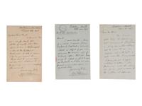 [NATURAL HISTORY]. WALLACE, Alfred Russel (1823-1913). Autograph letter signed ("Alfred Wallace"), to Sir William Turner Thiselton-Dyer, 14 February 1898, Parkstone, Dorset.
