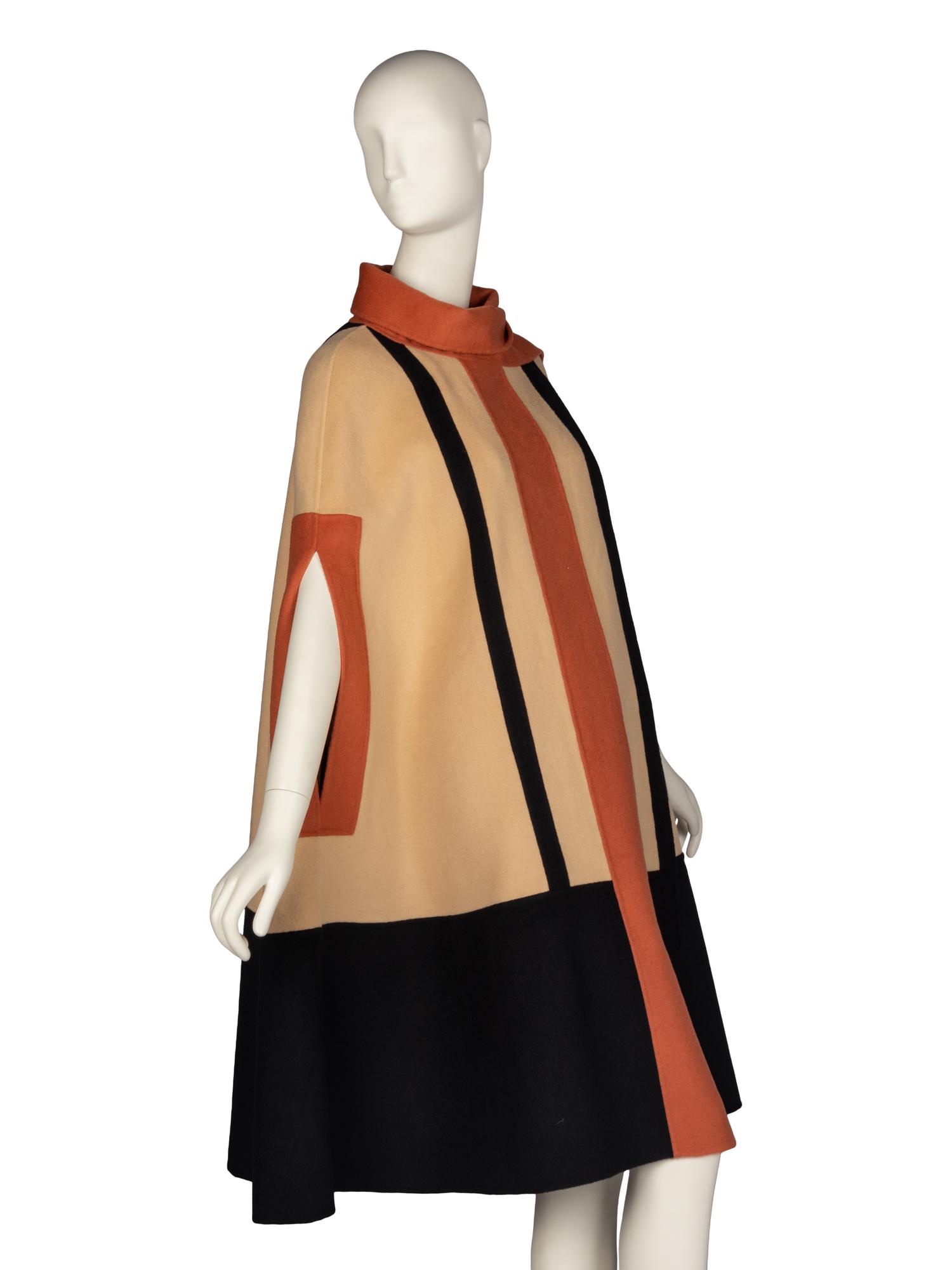 Tsumori Chisato Pieced Wool Cape