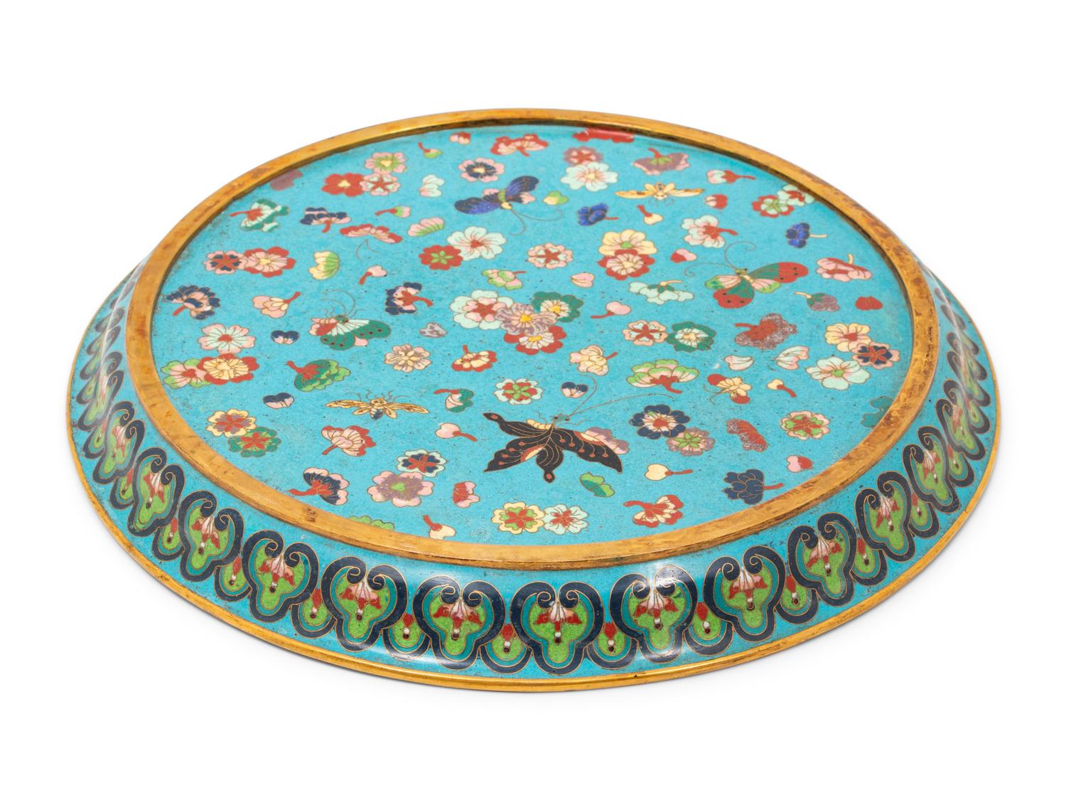 A Cloisonné Platter