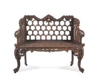 A Cast Iron Garden Bench