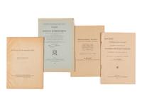 MINKOWSKI, Hermann (1864-1909). Raum und Zeit . Offprint from: Jahresbericht der Deutschen Mathematiker-Vereinigung . Volume 18. Leipzig and Berlin: B.G. Teubner, 1909.