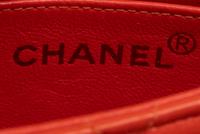 Chanel Quilted Crossbody Bag in Coral Lambskin