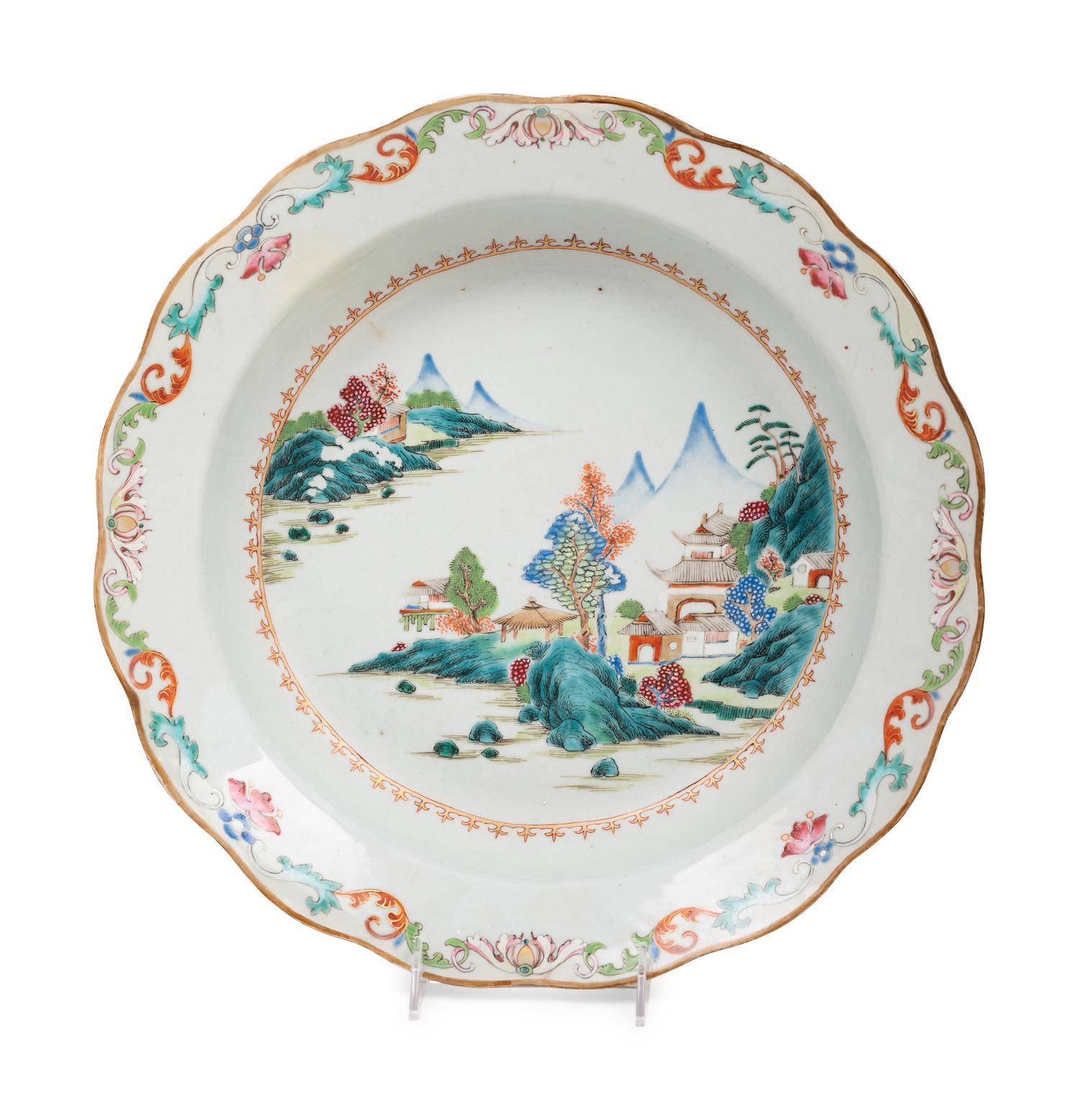 A Chinese Export Famille Rose Porcelain Charger