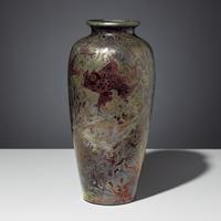 Superb iridescent marine vase