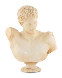 An Italian Marble Bust of Hermes of Praxiteles