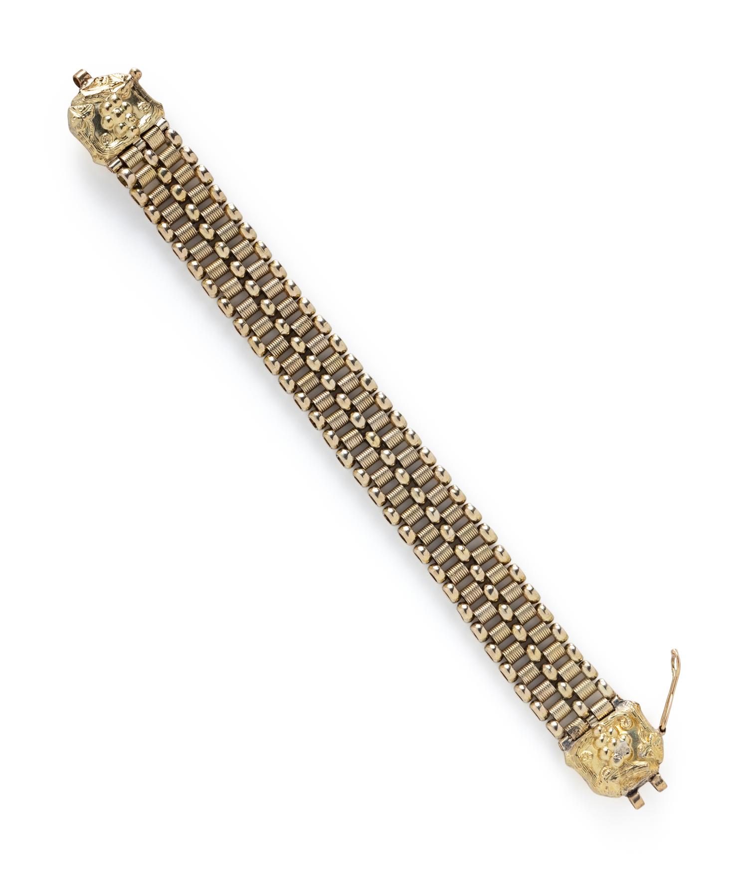 YELLOW GOLD LINK BRACELET