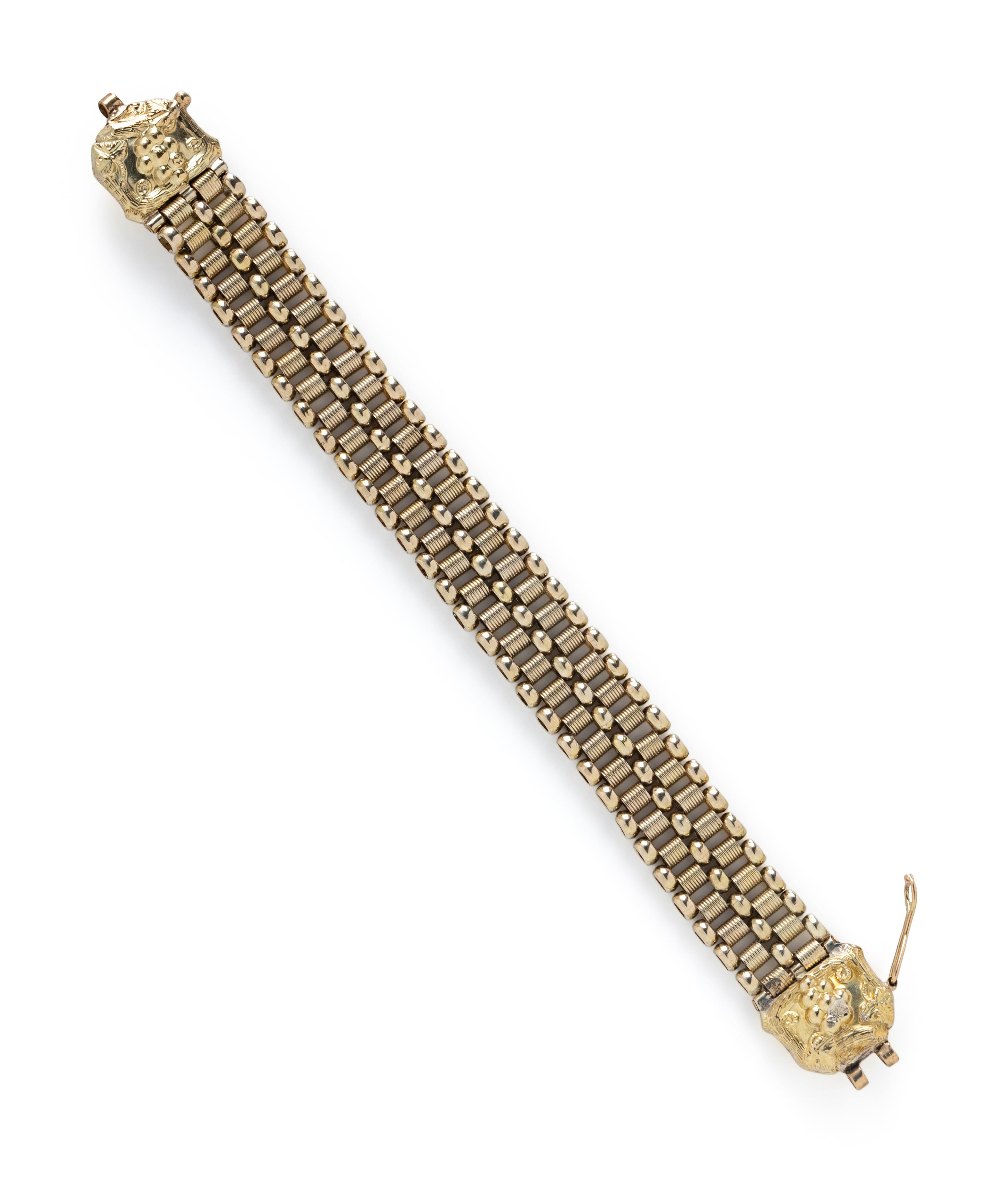 YELLOW GOLD LINK BRACELET