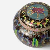A Wedgwood Fairyland Lustre "Bubbles II" Malfrey Pot UK, 1920s