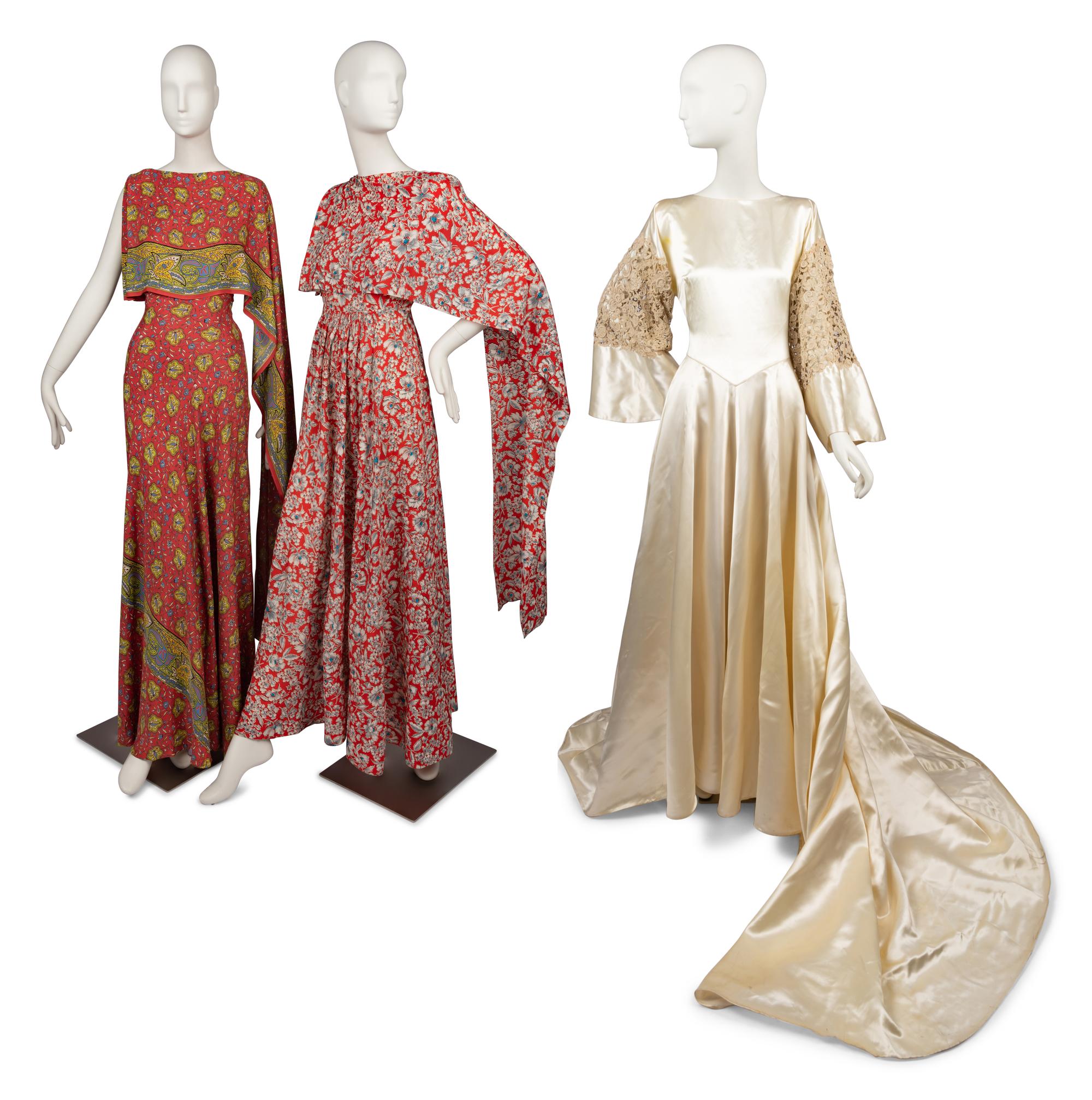 Three Dresses Made by Chicago Makers: Marguerite Pick and Lily Huffernan, 1930-1940s