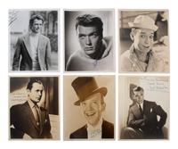 [HOLLYWOOD]. A collection of over 120 photographs and correspondence, most autographed by leading men from the 1920s-1970s, including: