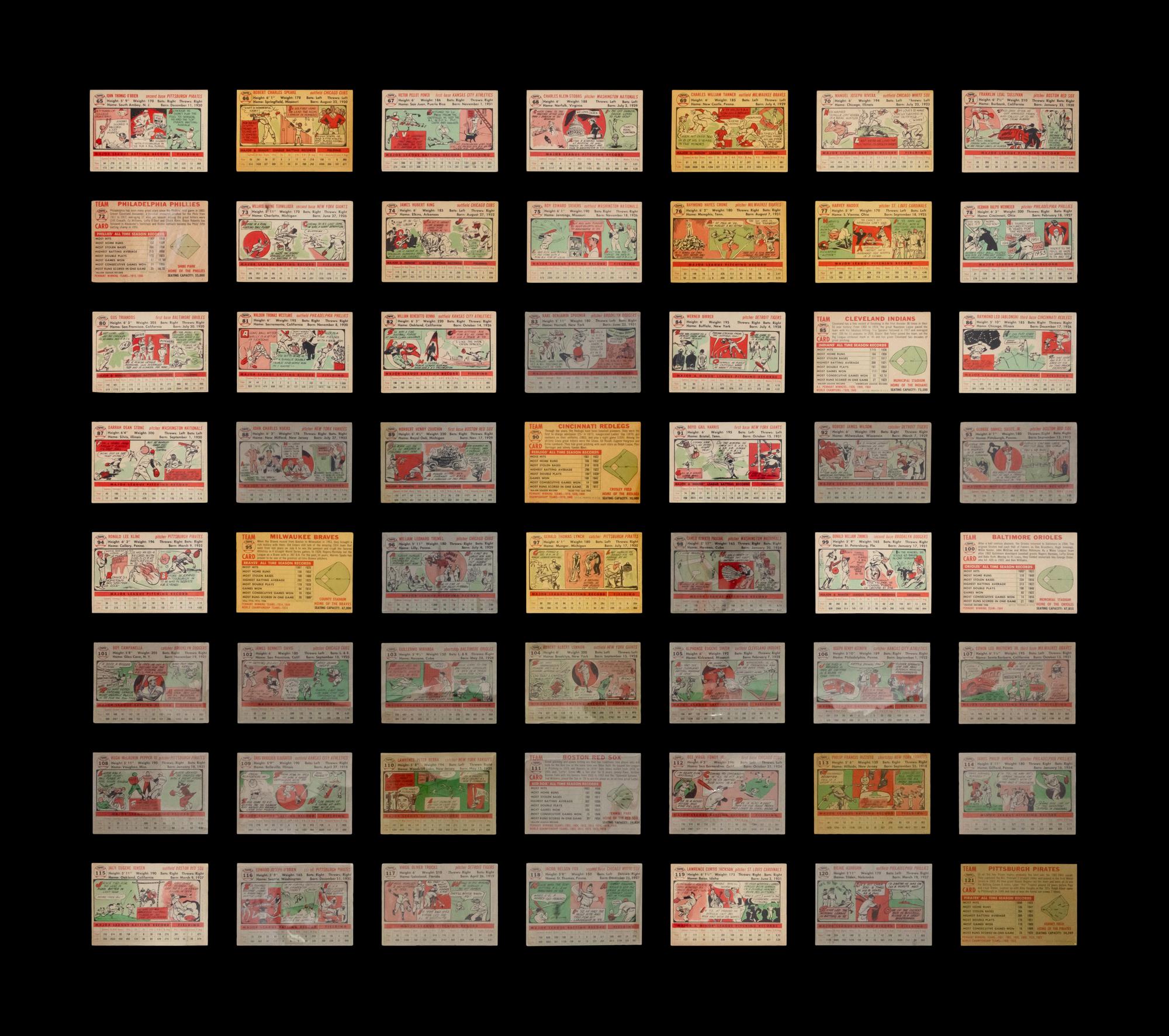 A Near Set of 1956 Topps Baseball Cards (330/340)
