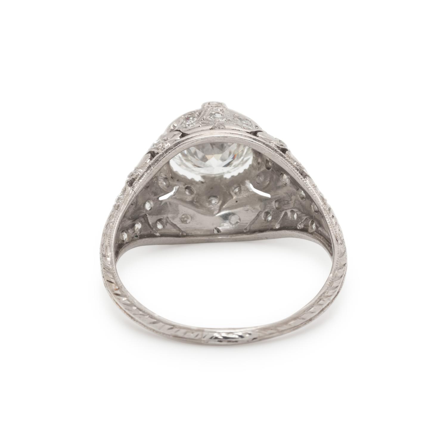 ART DECO, DIAMOND RING