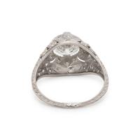 ART DECO, DIAMOND RING