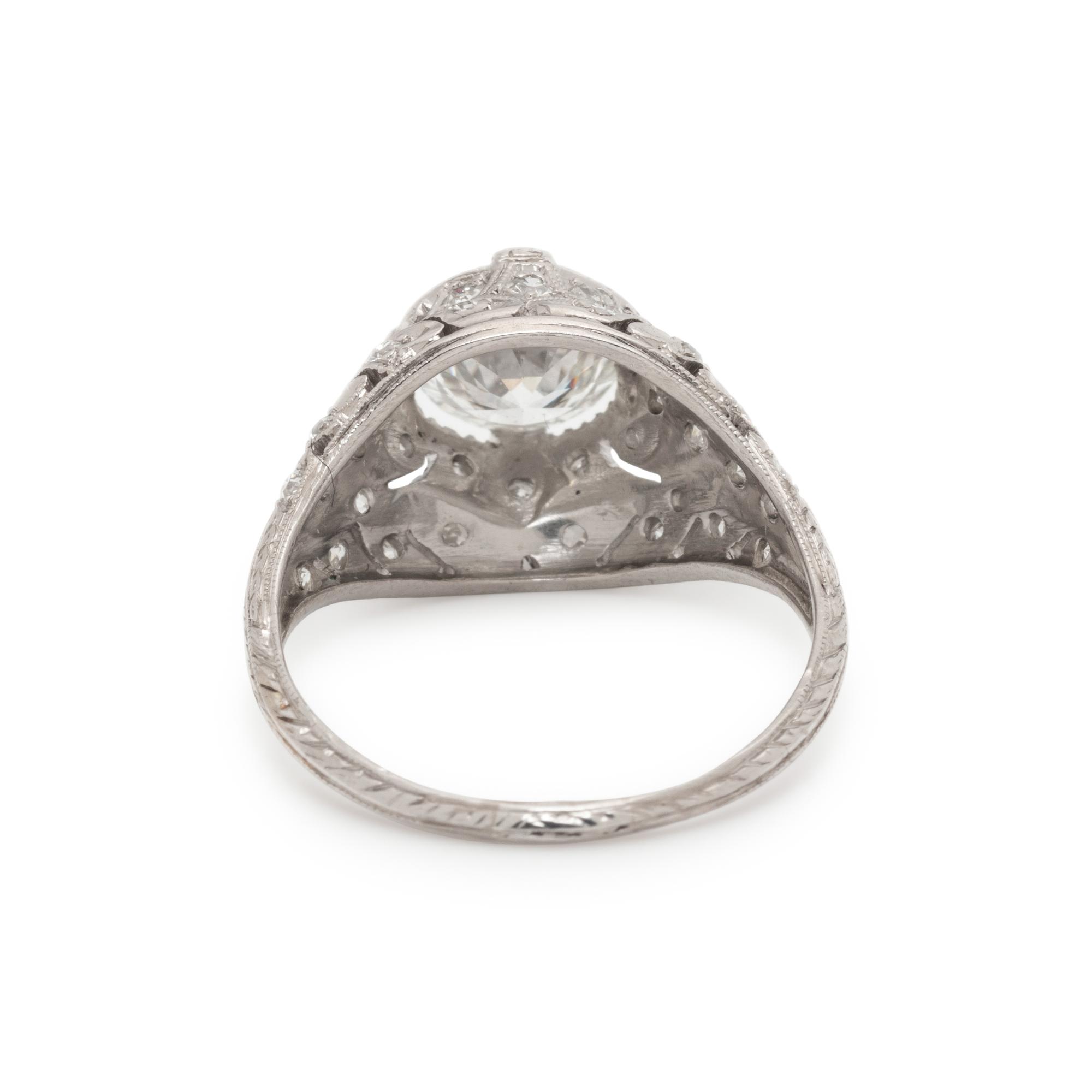 ART DECO, DIAMOND RING
