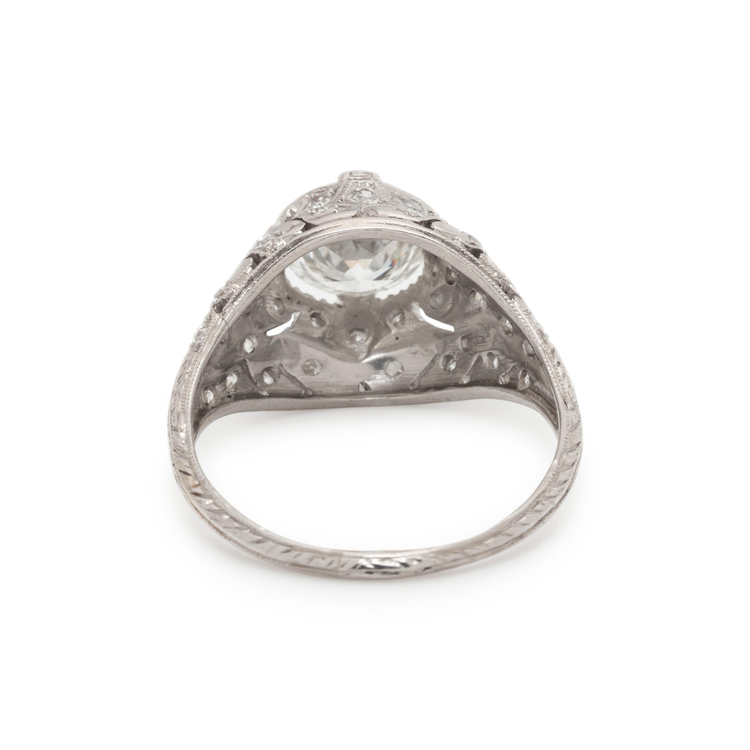 ART DECO, DIAMOND RING