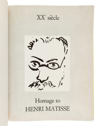 MATISSE, Henri (1869-1954). Homage to Henri Matisse. New York: Tudor Publishing, 1970.