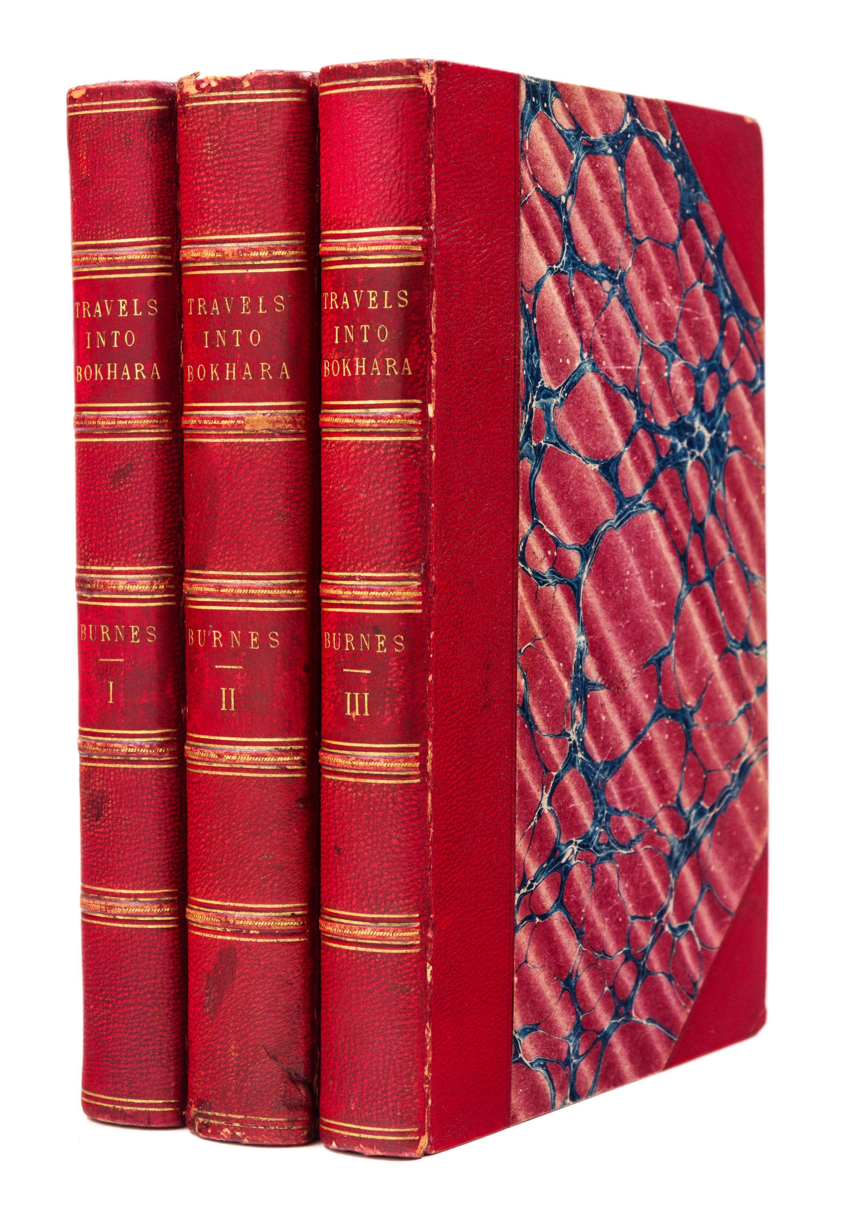 BURNES, Alexander (1805-1841). Travels into Bokhara. London, 1834. Second (first octavo) edition.