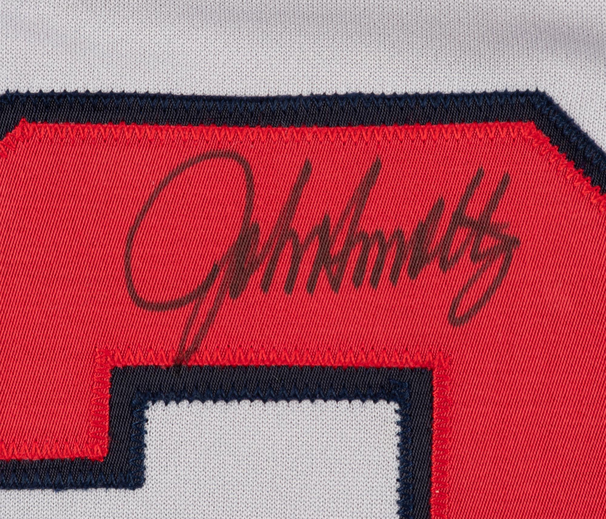 A 1995 John Smoltz Atlanta Braves Game Issued Signed Jersey,