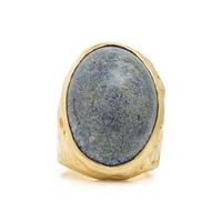 Yellow Gold and Sodalite Ring