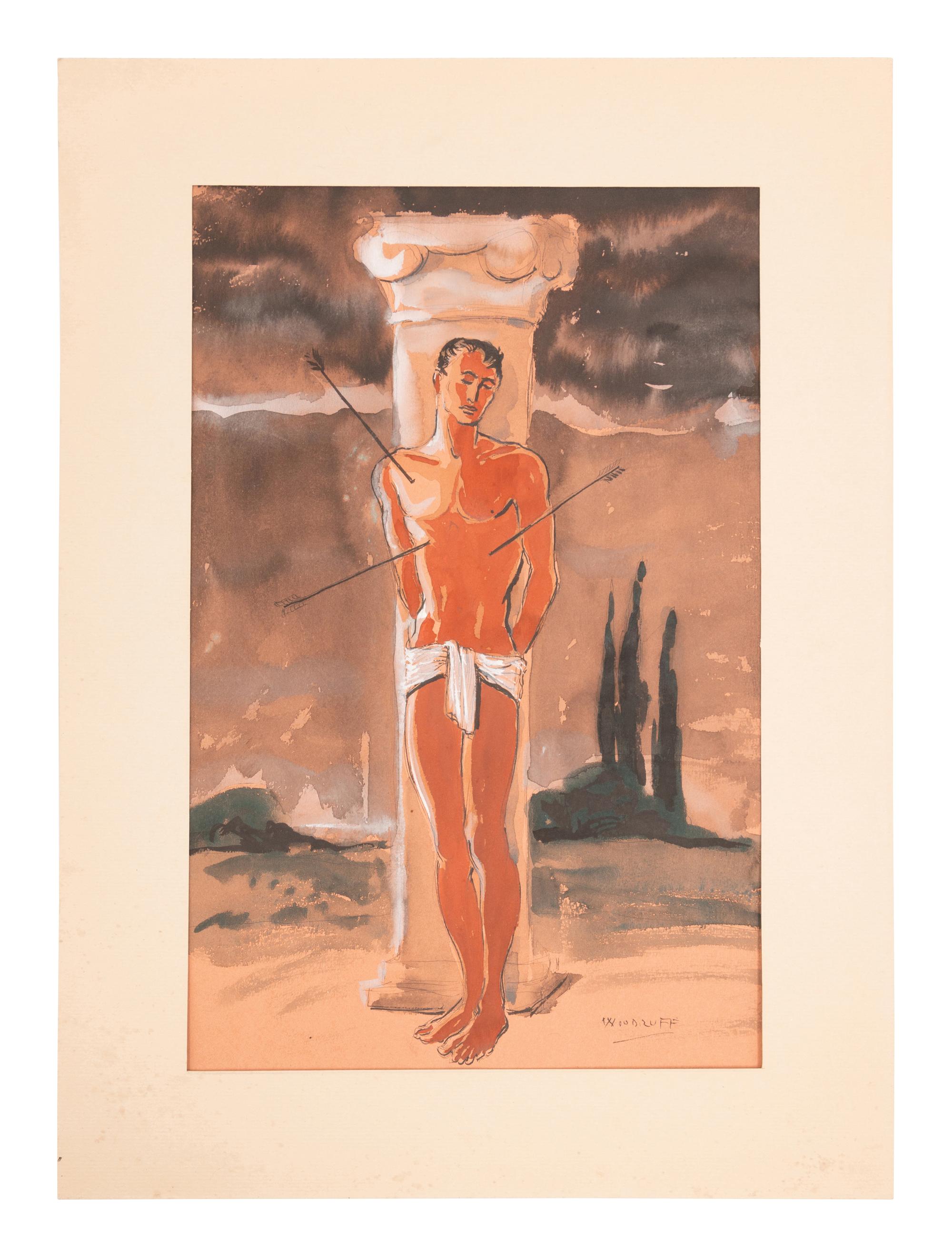 A Group of Four Watercolors
