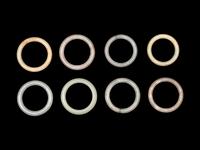 Eight Chinese Jade and Hardstone Bangles