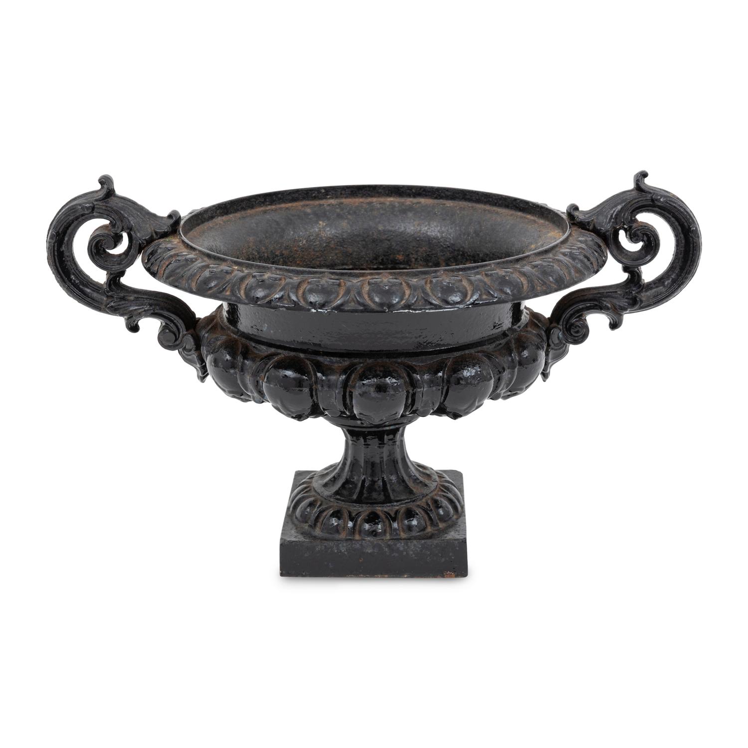 A Grecian Style Victorian Cast Iron Jardiniere