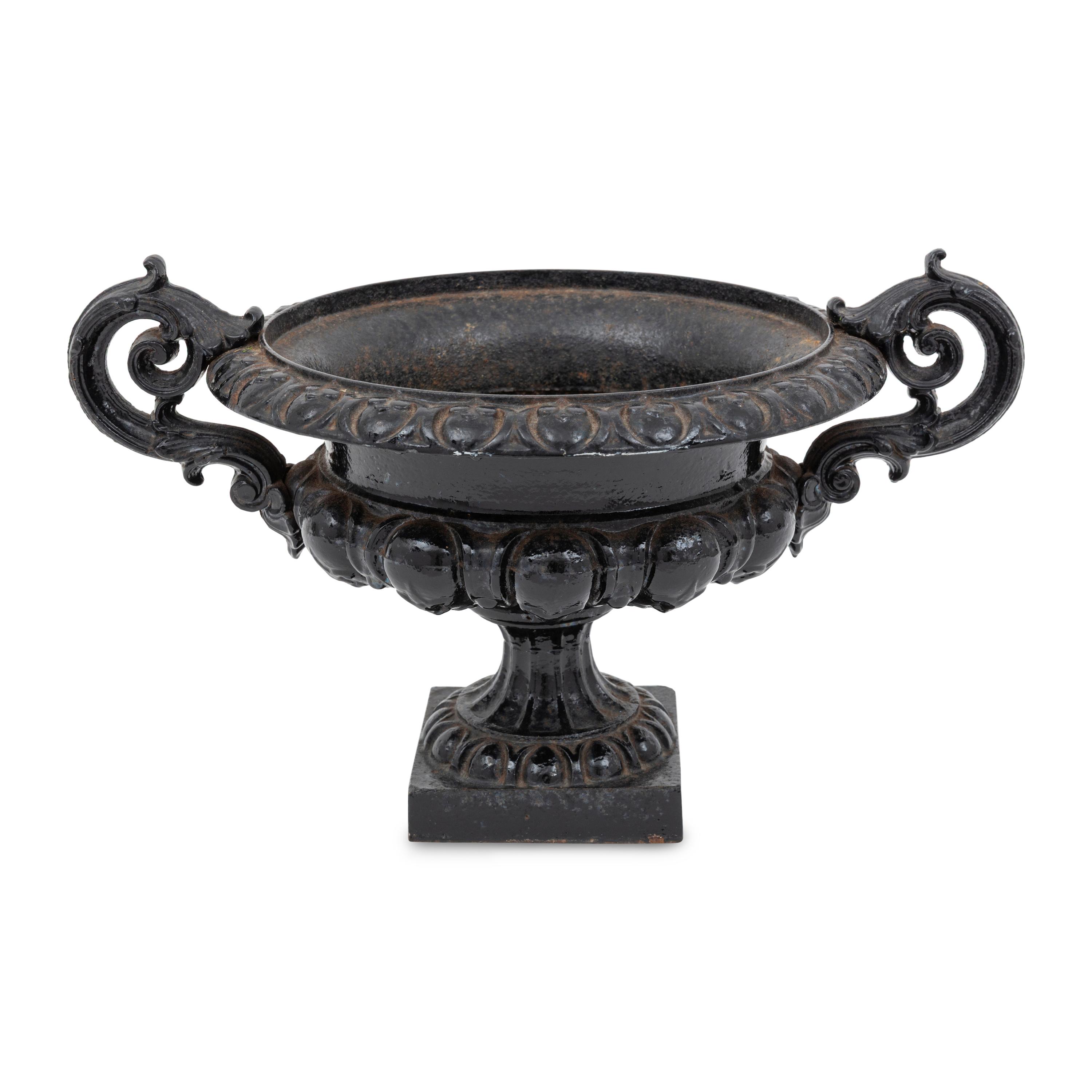 A Grecian Style Victorian Cast Iron Jardiniere